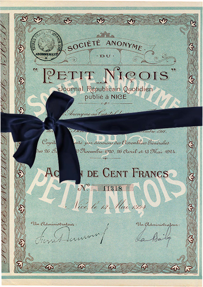 Europe France mourning Nice terrorist victims/Petit Niçois 1924